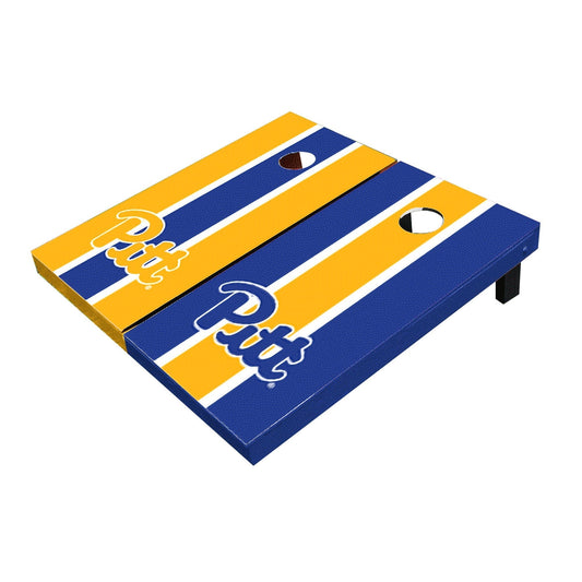Pittsburgh Panthers Alternating Long Stripe All-Weather Cornhole Boards