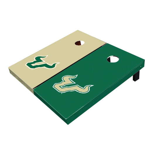 South Florida USF Bulls Alternating Solid Cornhole Boards