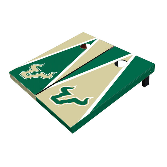 South Florida USF Bulls Alternating Triangle Cornhole Boards