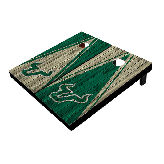 South Florida USF Bulls Alternating Triangle Cornhole Boards