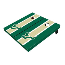 South Florida USF Bulls Gold And Green Matching Long Stripe All-Weather Cornhole Boards
