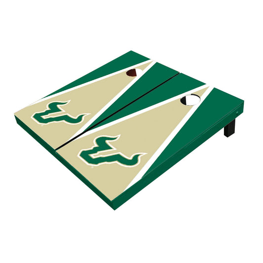 South Florida USF Bulls Gold And Green Matching Triangle All-Weather Cornhole Boards