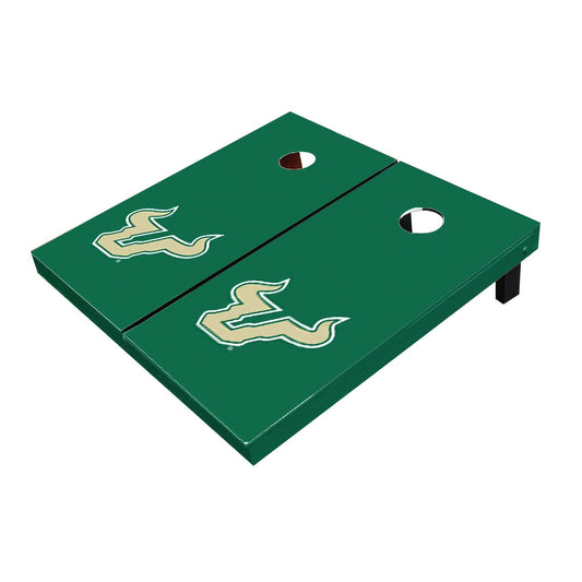 South Florida USF Bulls Green Matching Solid All-Weather Cornhole Boards