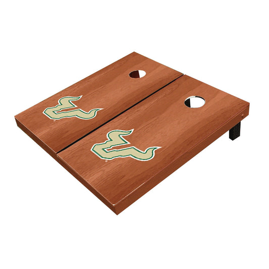 South Florida USF Bulls Solid Rosewood All-Weather Cornhole Boards