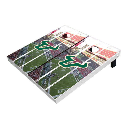 South Florida USF Bulls Stadium Long Stripe All-Weather Cornhole Boards