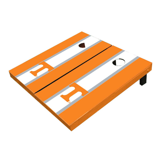 Tennessee Volunteers White And Orange Matching Long Stripe All-Weather Cornhole Boards