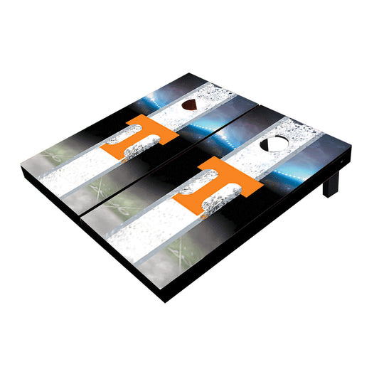 Tennessee Volunteers Field Long Stripe Matching White Cornhole Boards