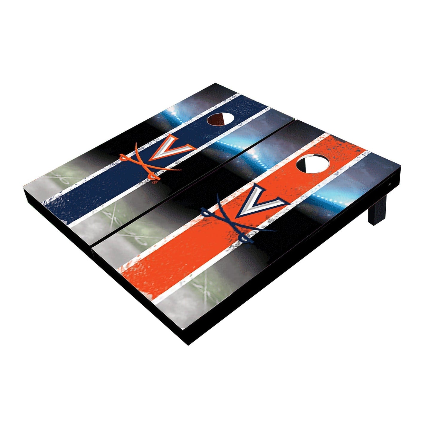 Virginia Cavaliers Field Long Stripe Alternating All-Weather Cornhole Boards
