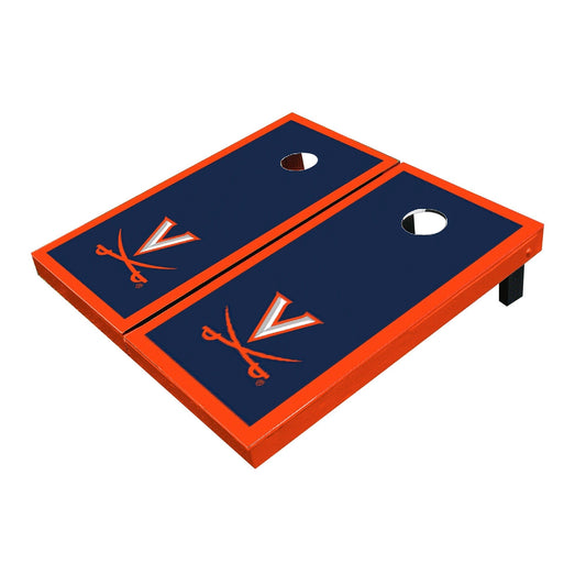 Virginia Cavaliers Navy Matching Border All-Weather Cornhole Boards