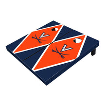 Virginia Cavaliers Orange And Navy Matching Diamond All-Weather Cornhole Boards
