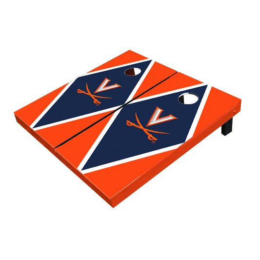 Virginia Cavaliers Navy And Orange Matching Diamond Cornhole Boards