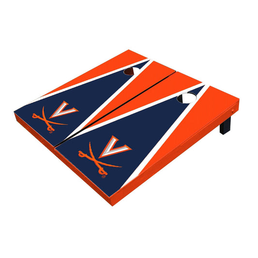 Virginia Cavaliers Navy And Orange Matching Triangle All-Weather Cornhole Boards