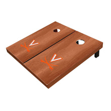 Virginia Cavaliers Solid Rosewood All-Weather Cornhole Boards
