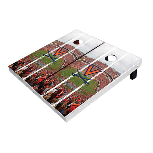 Virginia Cavaliers Stadium Long Stripe Cornhole Boards