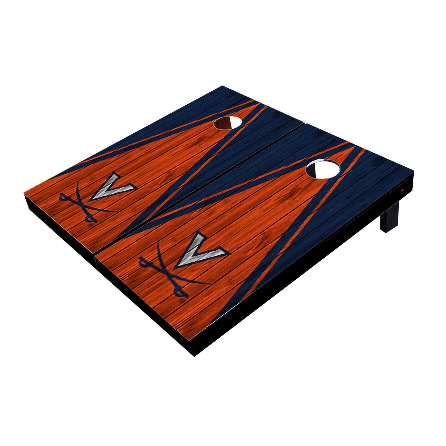 Virginia Cavaliers Orange And Navy Matching Triangle All-Weather Cornhole Boards