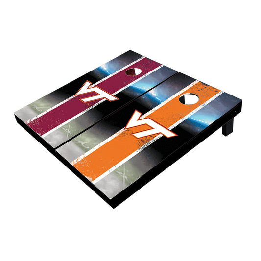 Virginia Tech Hokies Field Long Stripe Alternating Cornhole Boards