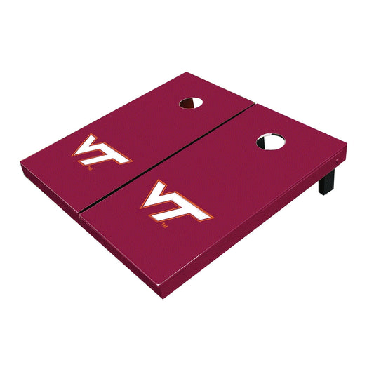 Virginia Tech Hokies Maroon Matching Solid All-Weather Cornhole Boards