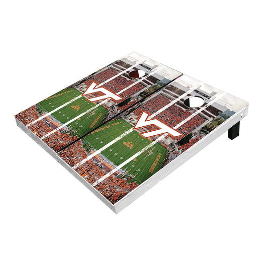 Virginia Tech Hokies Stadium Long Stripe Cornhole Boards