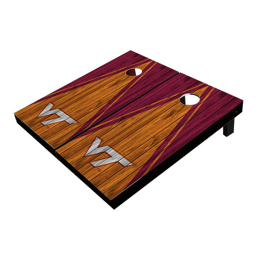 Virginia Tech Hokies Orange And Maroon Matching Triangle Cornhole Boards