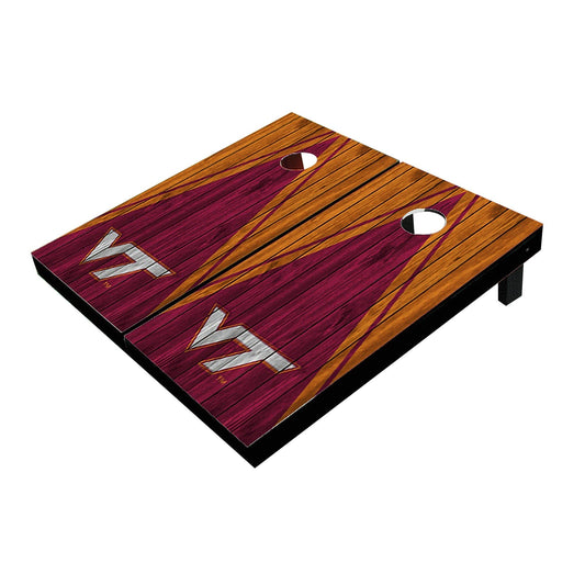 Virginia Tech Hokies Maroon And Orange Matching Triangle All-Weather Cornhole Boards