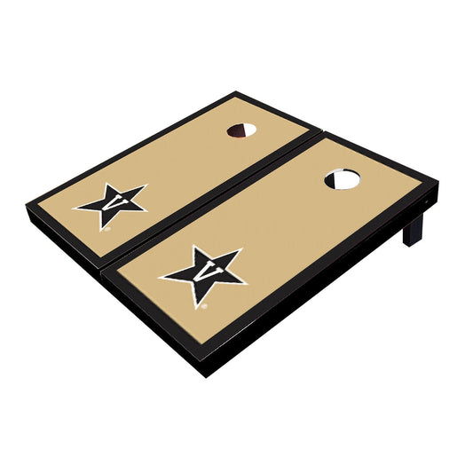 Vanderbilt Commodores Gold Matching Border All-Weather Cornhole Boards