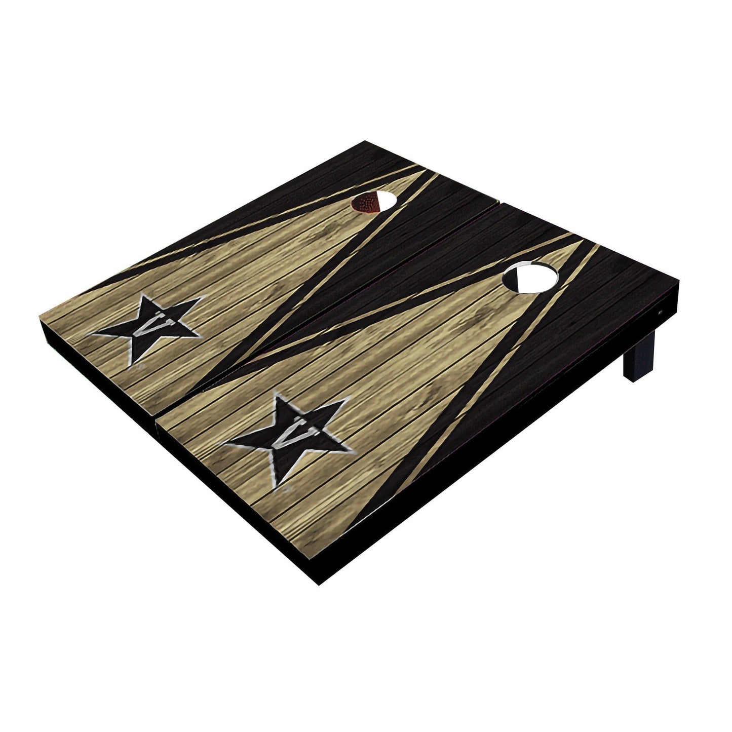 Vanderbilt Commodores Gold And Black Matching Triangle All-Weather Cornhole Boards