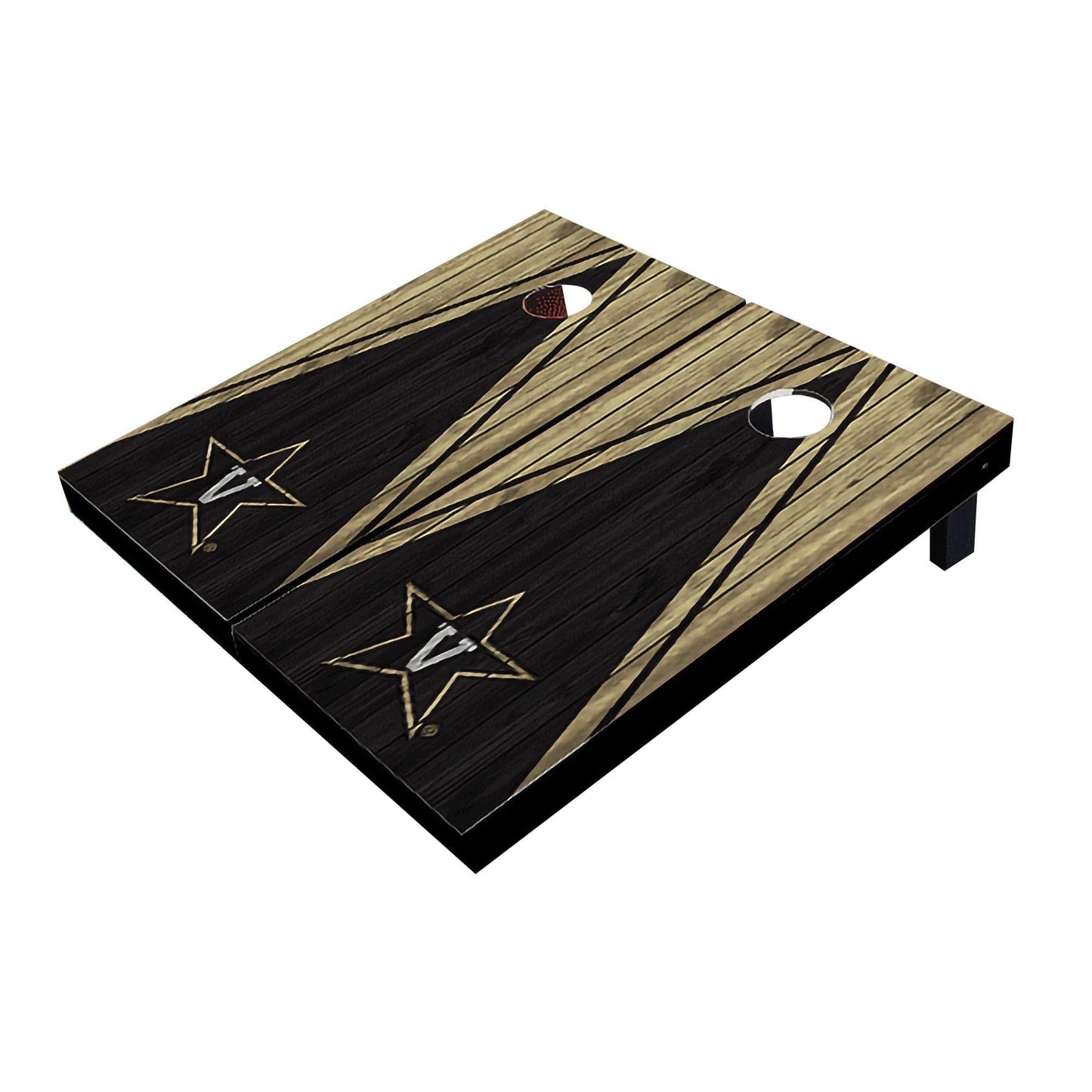 Vanderbilt Commodores Black And Gold Matching Triangle All-Weather Cornhole Boards