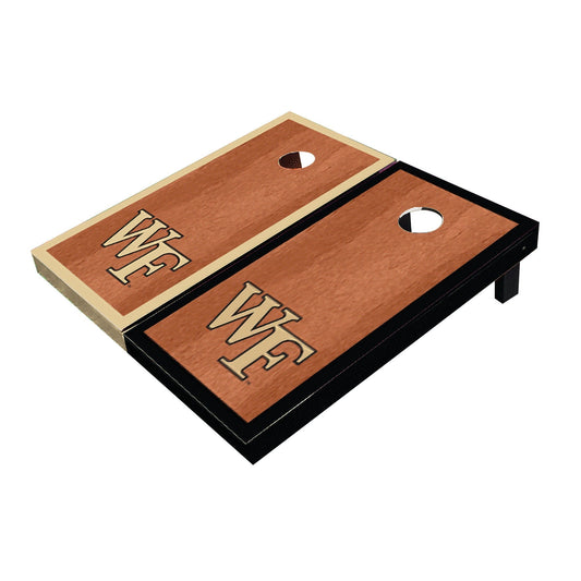 Wake Forest Demon Deacons Rosewood Alternating Border Cornhole Boards