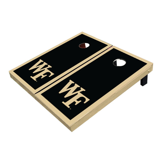 Wake Forest Demon Deacons Gold Matching Border Cornhole Boards