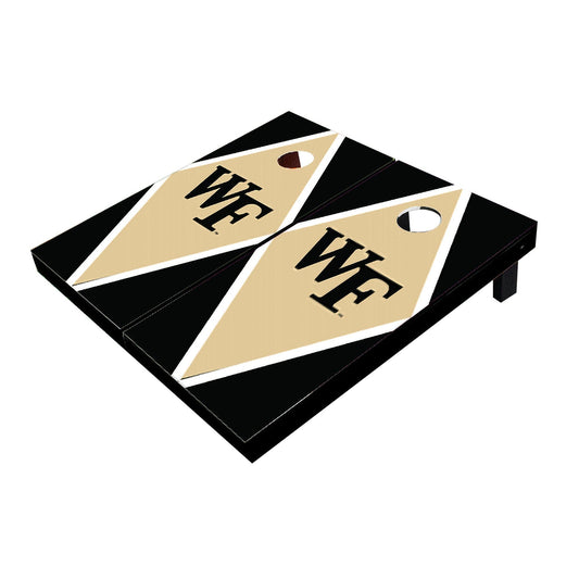Wake Forest Demon Deacons Gold And Black Matching Diamond Cornhole Boards