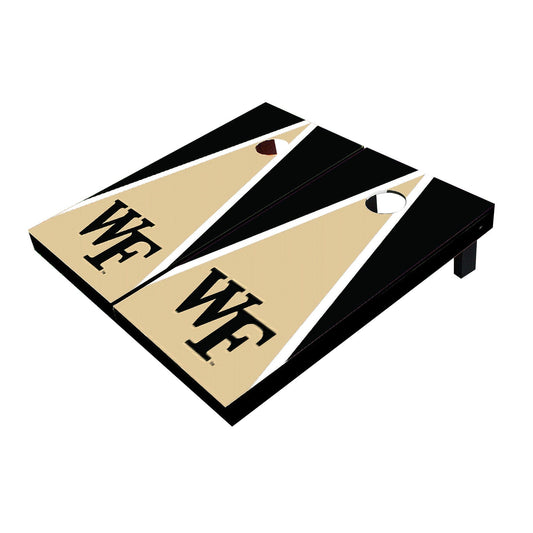 Wake Forest Demon Deacons Gold And Black Matching Triangle Cornhole Boards