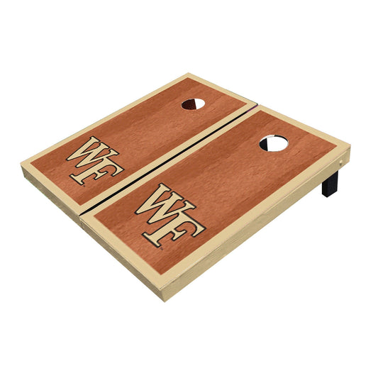 Wake Forest Demon Deacons Gold Rosewood Matching Border All-Weather Cornhole Boards