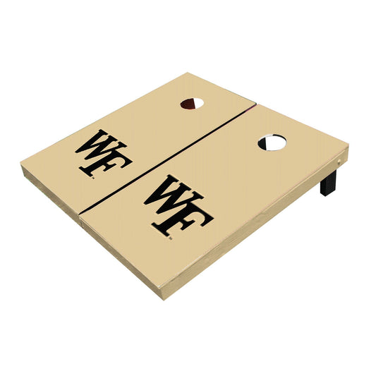 Wake Forest Demon Deacons Gold Matching Solid Cornhole Boards