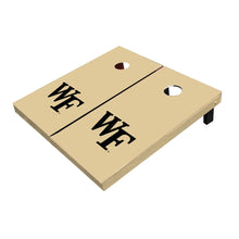 Wake Forest Demon Deacons Gold Matching Solid Cornhole Boards
