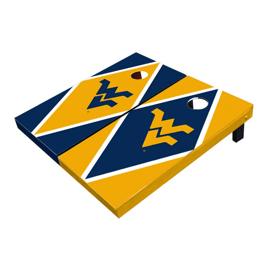 West Virginia Mountaineers Alternating Diamond Cornhole Boards