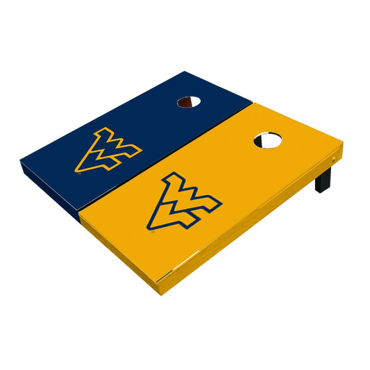 West Virginia Mountaineers Alternating Solid Cornhole Boards