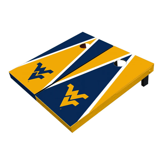 West Virginia Mountaineers Alternating Triangle Cornhole Boards