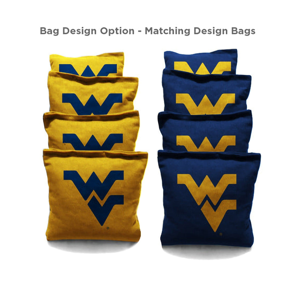 West Virginia Mountaineers Triangle Cornhole Board Set - On Sale - Bed West Virginia Mountaineers Triangle Cornhole Board Set - On Sale - Bed