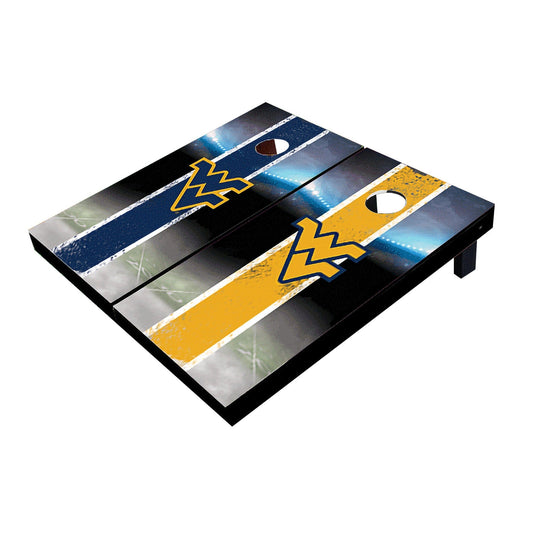 West Virginia Mountaineers Field Long Stripe Alternating Cornhole Boards
