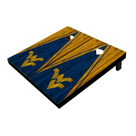 West Virginia Mountaineers Navy and Gold Matching Triangle All-Weather Cornhole Boards