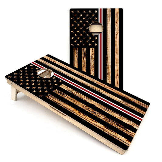 Nurse Thin Line American Flag All-Weather Cornhole Boards