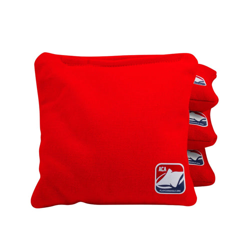 Red ACA Regulation Cornhole Bags