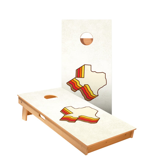 Retro Texas Cornhole Boards