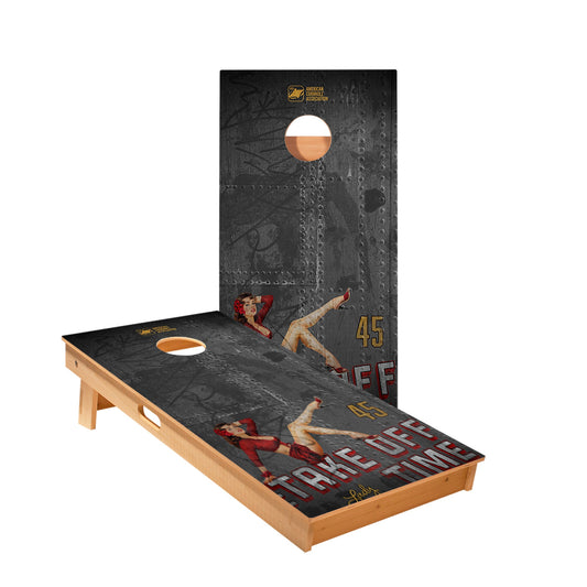 Take Off Time Cornhole Boards