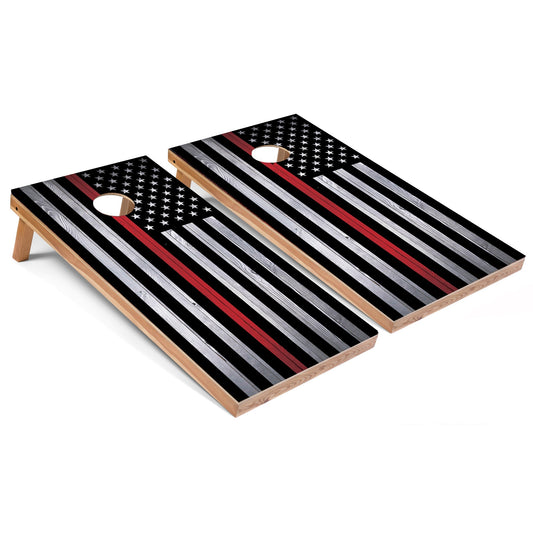 USA Thin Red Line All-Weather Cornhole Set