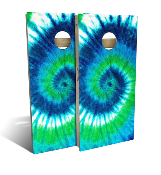 Tie Dye Cool Swirl Cornhole Boards