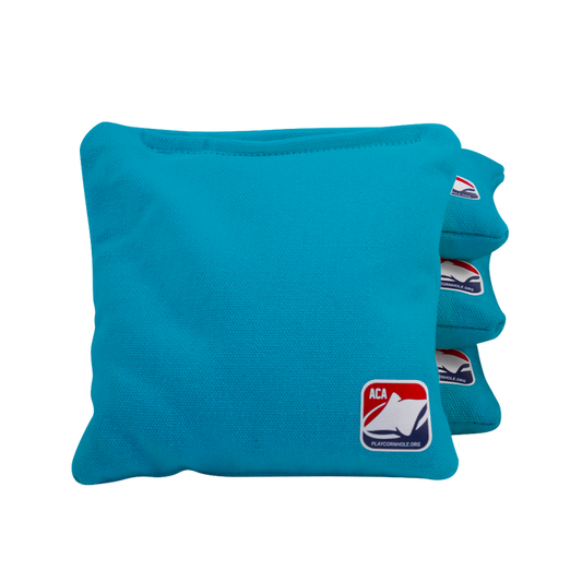 Turquoise ACA Regulation Cornhole Bags