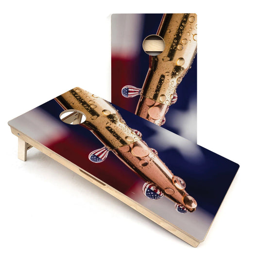 Up-Close Bullet Cornhole Boards