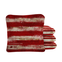 Vintage American Flag Synergy Pro Red Cornhole Bags
