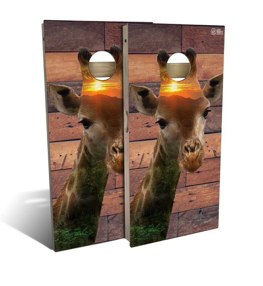 Giraffe Cornhole Boards